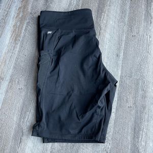 Fabletics workout shorts with pockets. High waisted pocket short 9”
